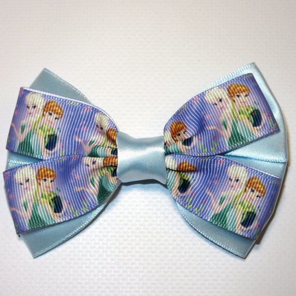 Frozen Anna Elsa Disney Hair Bow - Picture 1 of 2